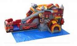 Fire House Bounce House  wet/dry